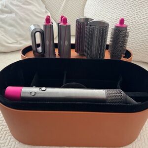 Dyson Hair Styling Set with Fuchsia and Silver